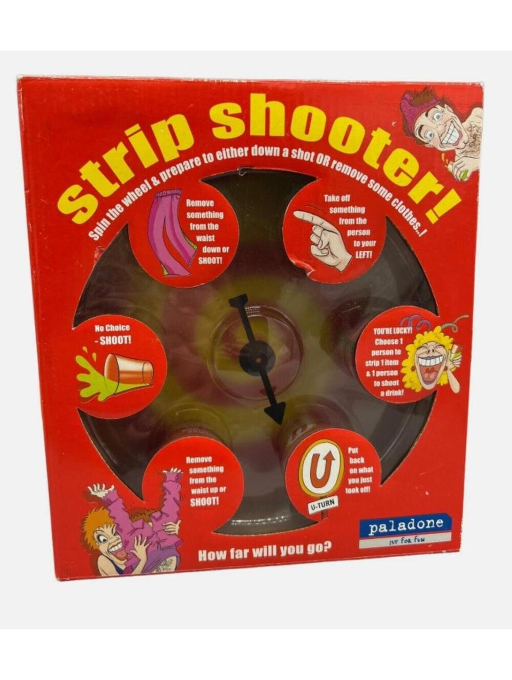 Strip Shooter Board Game Paladone How Far Will You Go